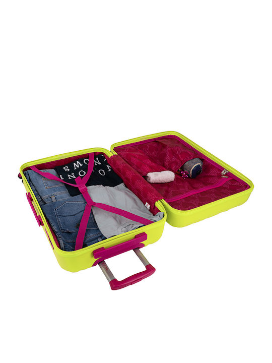 Agatha Ruiz De La Prada Kinder Mittlerer Reise Koffer Pistazie mit 4 Räder Höhe 67cm