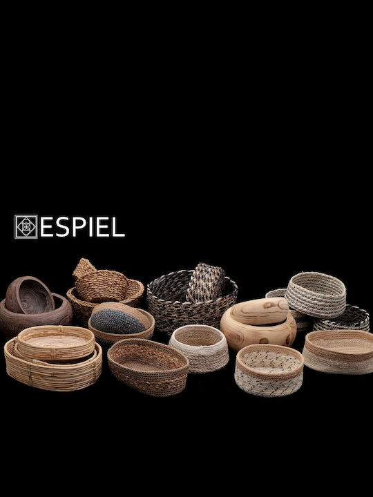 Espiel Decorative Bowl Brown 17x17x8cm