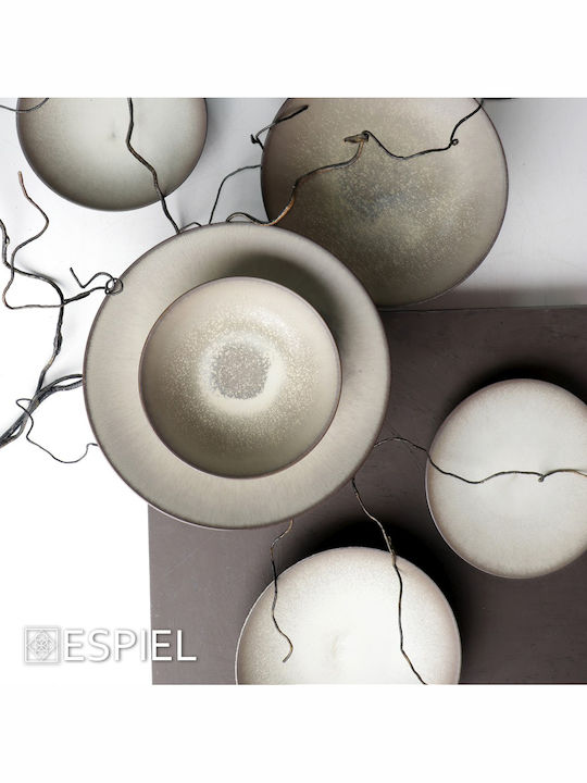 Espiel Sensation Decorative Bowl Beige 22x22x8.8cm