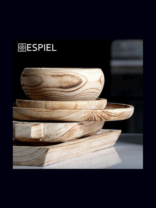 Espiel Decorative Bowl Beige 17x17x8cm