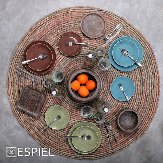 Espiel Декоративна купа Дърво Кафяв 17x17x8см 2бр