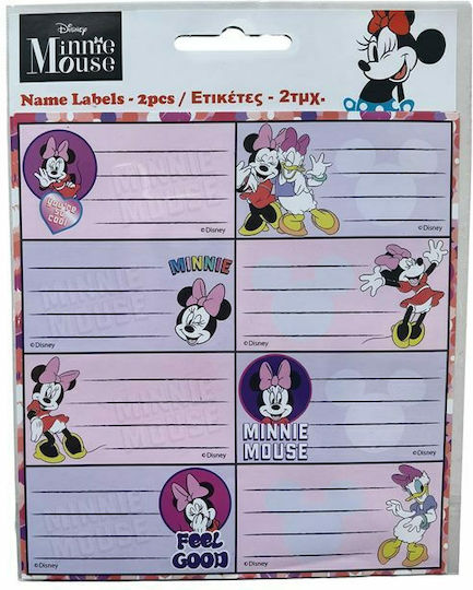 Gim Minnie Etichete Pentru Caiete 16 Bucăți