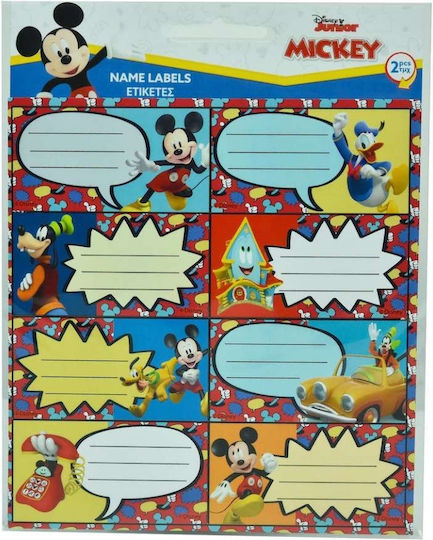Gim Mickey Etichete Pentru Caiete 16 Bucăți