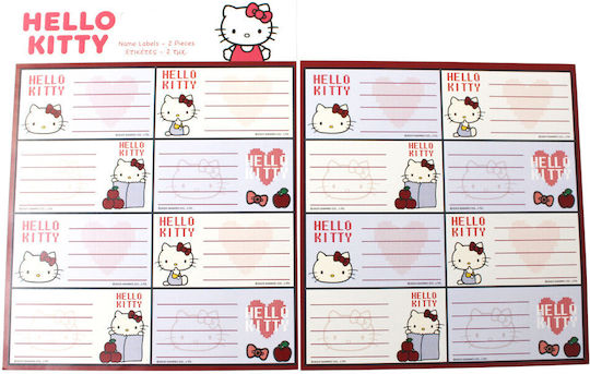 Gim Hello Kitty Notebook Etiketten 16 Stück