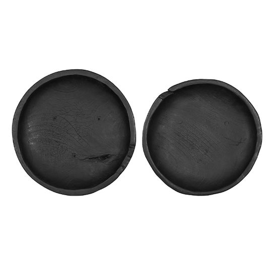 Artekko Woody Bol Decorativ Lemn Negru 30x30x15cm 1buc