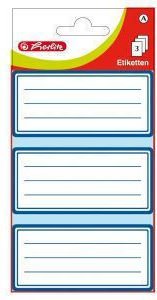 Herlitz Notebook Labels Blue 9pcs