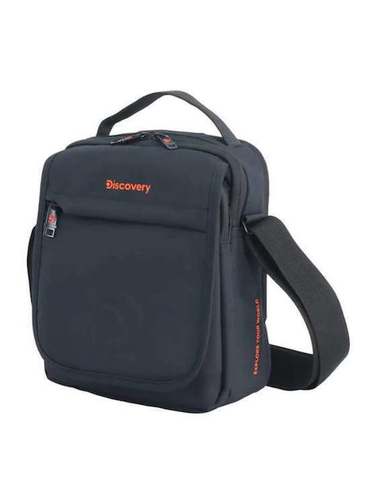 Herren Schulter / Crossbody Tasche Schwarz
