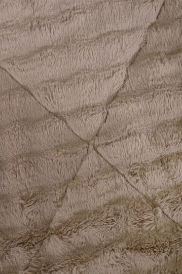 Biokarpet Naf Naf Cosyfur Светлосив Naf Naf Козина Cosy Двойно