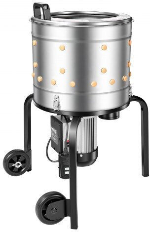 Vevor Plucking Machine with Motor Power 500W and Drum Diameter 40cm