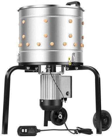 Vevor Plucking Machine with Motor Power 500W and Drum Diameter 40cm