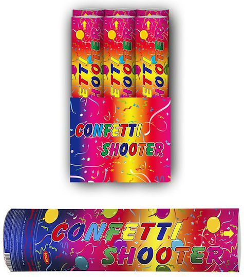 Party Popper Confetti Cannon Multicolour 25gr 12pcs