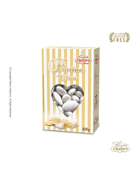 Confetti Crispo Шарени Бадеми Pelatina във Форма Класически Бял 400гр