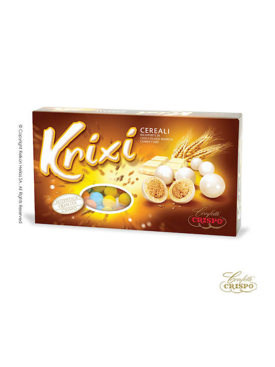 Confetti Crispo Crispy Κουφέτα Krixi σε Σχήμα Στρογγυλό με Γεύση Σοκολάτα Πολύχρωμα 900gr