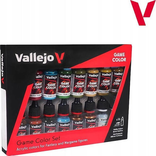 Acrylicos Vallejo Σετ Χρώματα Μοντελισμού 8τμχ