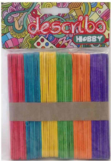 Describo Bețișoare de artizanat 80buc în Multicolour Culoare