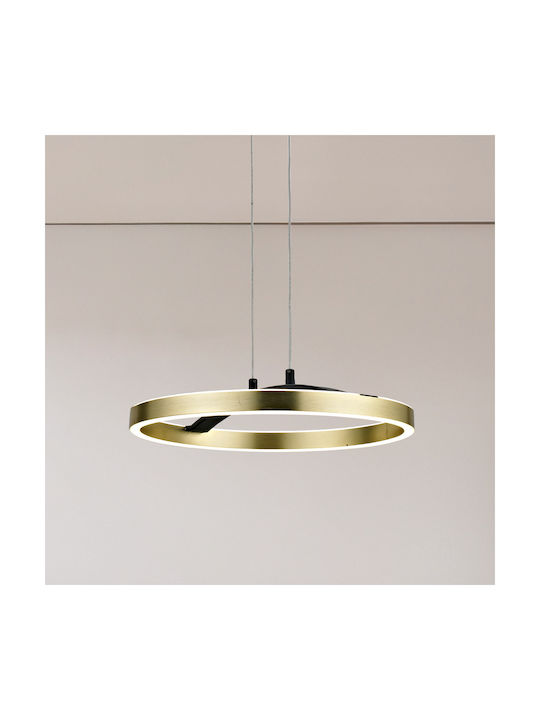 Powertech Verstellbar Hängelampe Gold 38x38x120cm.