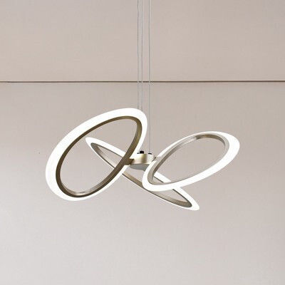 Powertech Adjustable Pendant Light Gold 53x53x120cm