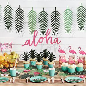 PartyDeco Stripped Yellow Сламки Хартиени Жълти 10бр