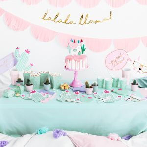 PartyDeco Paie De hârtie Albastre BB- 10buc