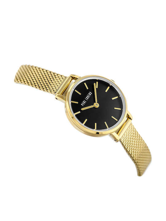 Paul Lorens Women's Watch 26mm Battery with Gold Stainless Steel Bracelet