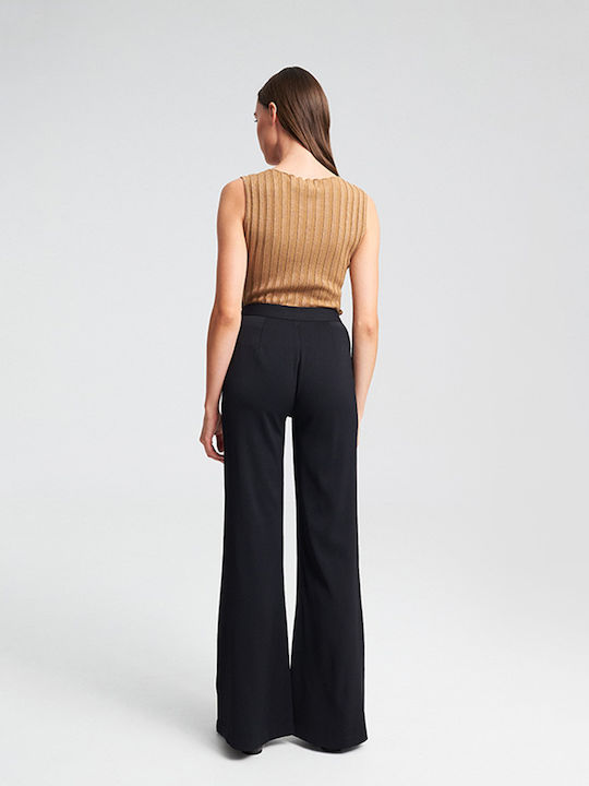 Tali Dama Tesatura Pantaloni Black