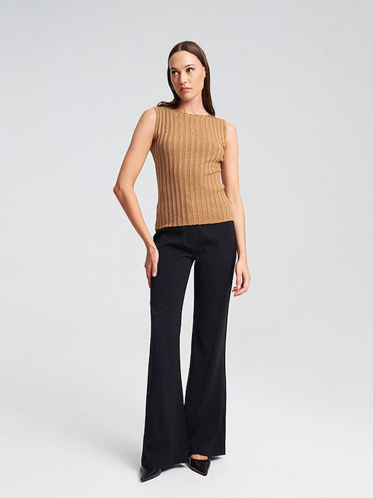 Tali Dama Tesatura Pantaloni Black