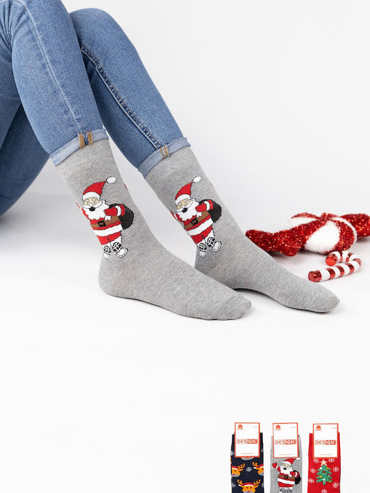 Design Women's Christmas Socks Multicolour 3Pack