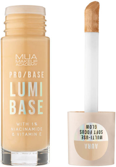 MUA Pro Base Grundierung Gesicht in Cremiger Form Lumi Base-aura 33ml