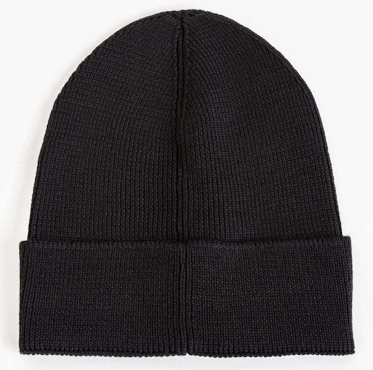 Beanie Ανδρικός Σκούφος Πλεκτός σε Μαύρο χρώμα