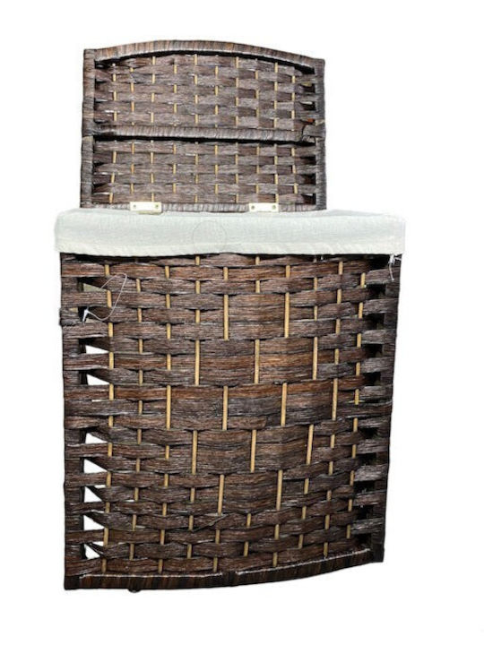 Sidirela Σετ Καλάθια Απλύτων Bamboo Καφέ
