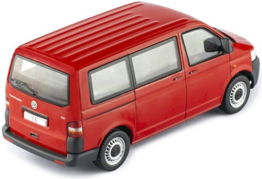 Макет Автомобил VW Volkswagen T5 Червен 1:43 Ixo