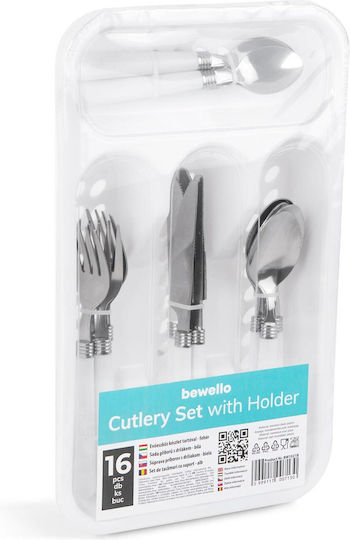 Bewello Set de Tacâmuri Inoxidabil Albe 16buc