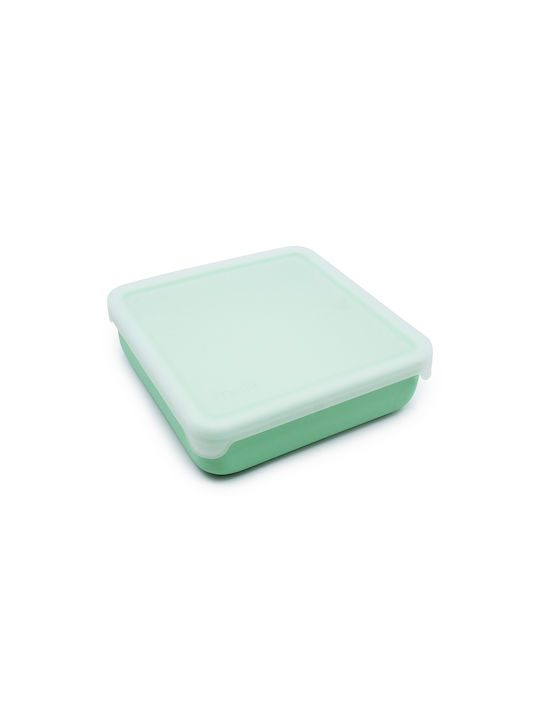 Melii Cutie pentru Mâncare Silicon Verde 1buc