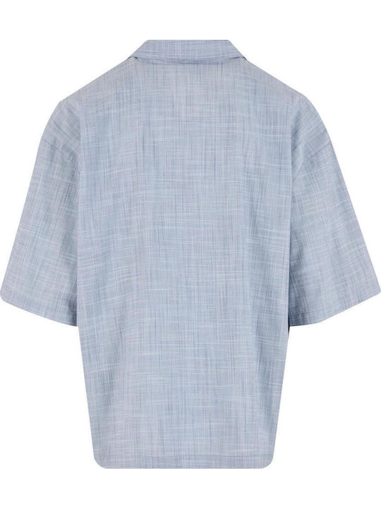 Kurzärmlig Hemd Light Blue, White