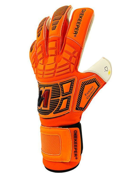 Onekeeper Fusion Contact Adults Goalkeeper Gloves Beige