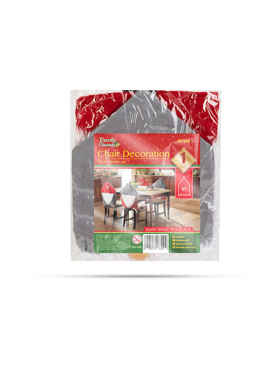 Decoratiuni Pentru Scaun Husă Pentru Scaun De Crăciun Din Material Textil Elfi 60x50cm