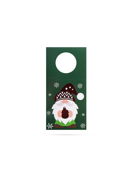 Set Weihnachtliche Flaschenhalter Weiß L16.5xB8xD3.7cm. 6Stück