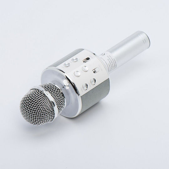 Μικρόφωνο Karaoke Ασύρματο TM00175-999 Ασημί