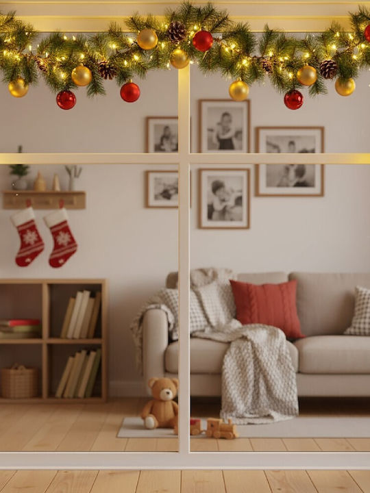 Χριστουγεννιάτικη Γιρλάντα Πράσινη 270x270cm