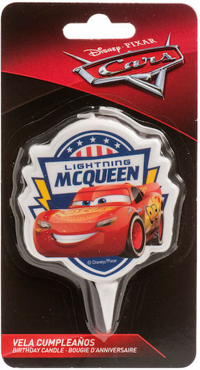 Свещ За Рожден Ден Cars 3 Anniversary Dekora