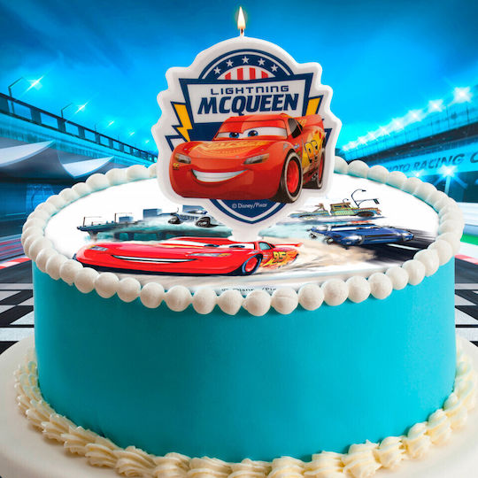 Свещ За Рожден Ден Cars 3 Anniversary Dekora