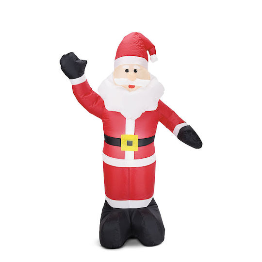 Outdoor Inflatable Illuminated Santa Claus Electric White 150cm
