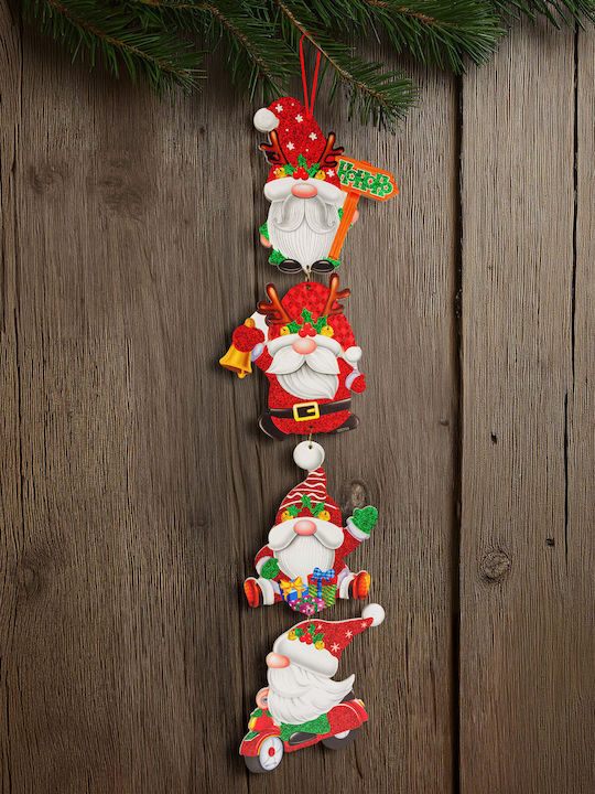 Santa Claus Red 75x17cm