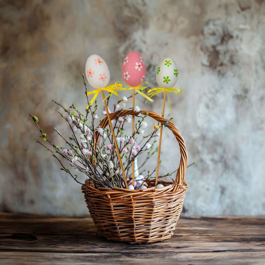 Easter Decoration Egg Set 6 Types 4 Cm 6 Pcs Pack