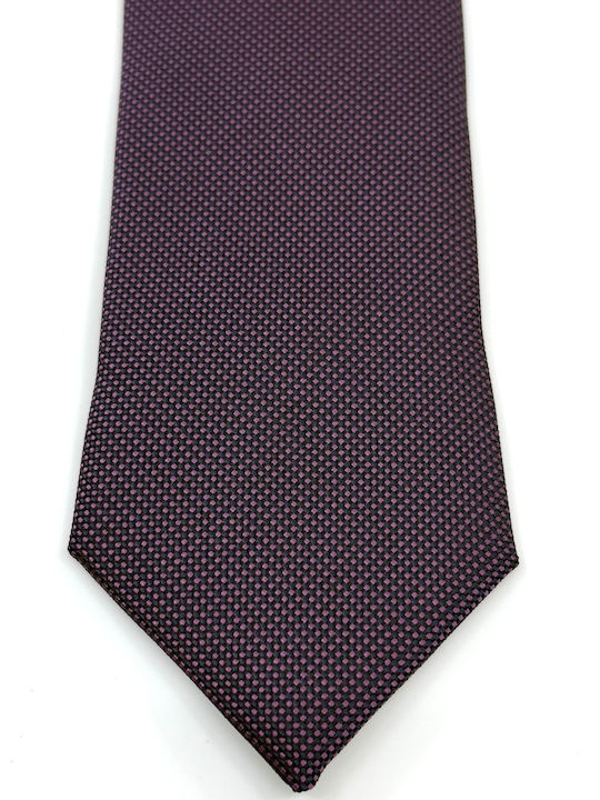 Legend Accessories Men's Monochrome Tie Set in Purple Color