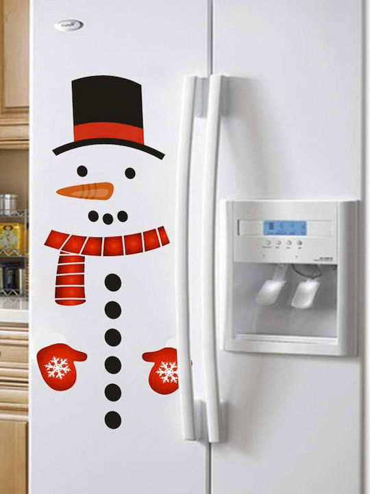 Weihnachtsaufkleber Set Schneemänner 40 x 70 cm