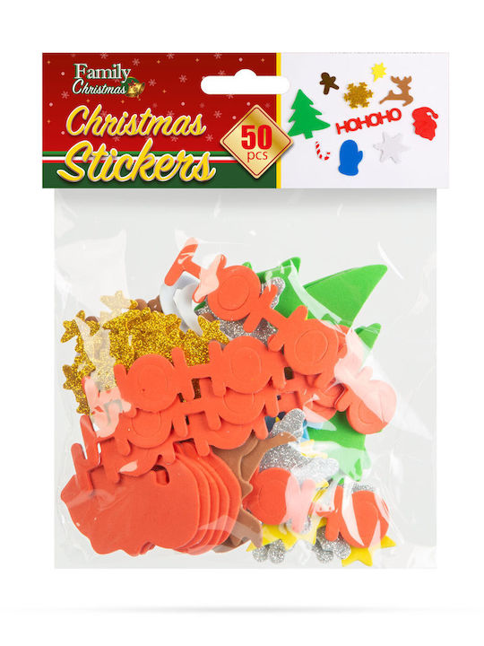 Christmas Sticker Set 50 Pcs Pack