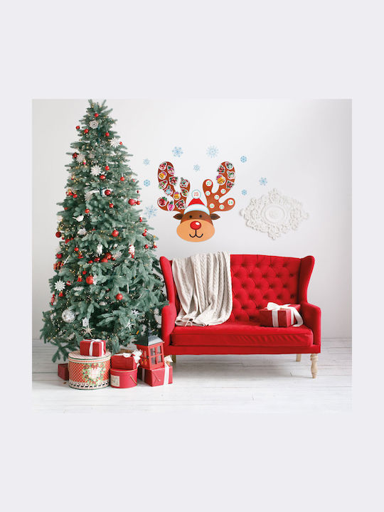 Christmas Wall Sticker Advent Calendar Reindeer Design