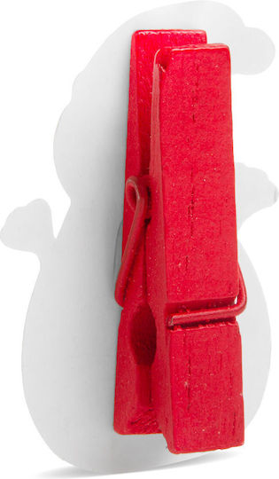 Christmas Clips Ribbon Snowman 22 X 35 Mm 18 Pcs 2 M Pack