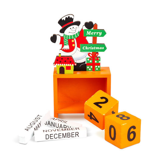 Calendar Decorativ Din Lemn Mdf – 13,5 X 7 X 3,5 Cm – 3 Modele